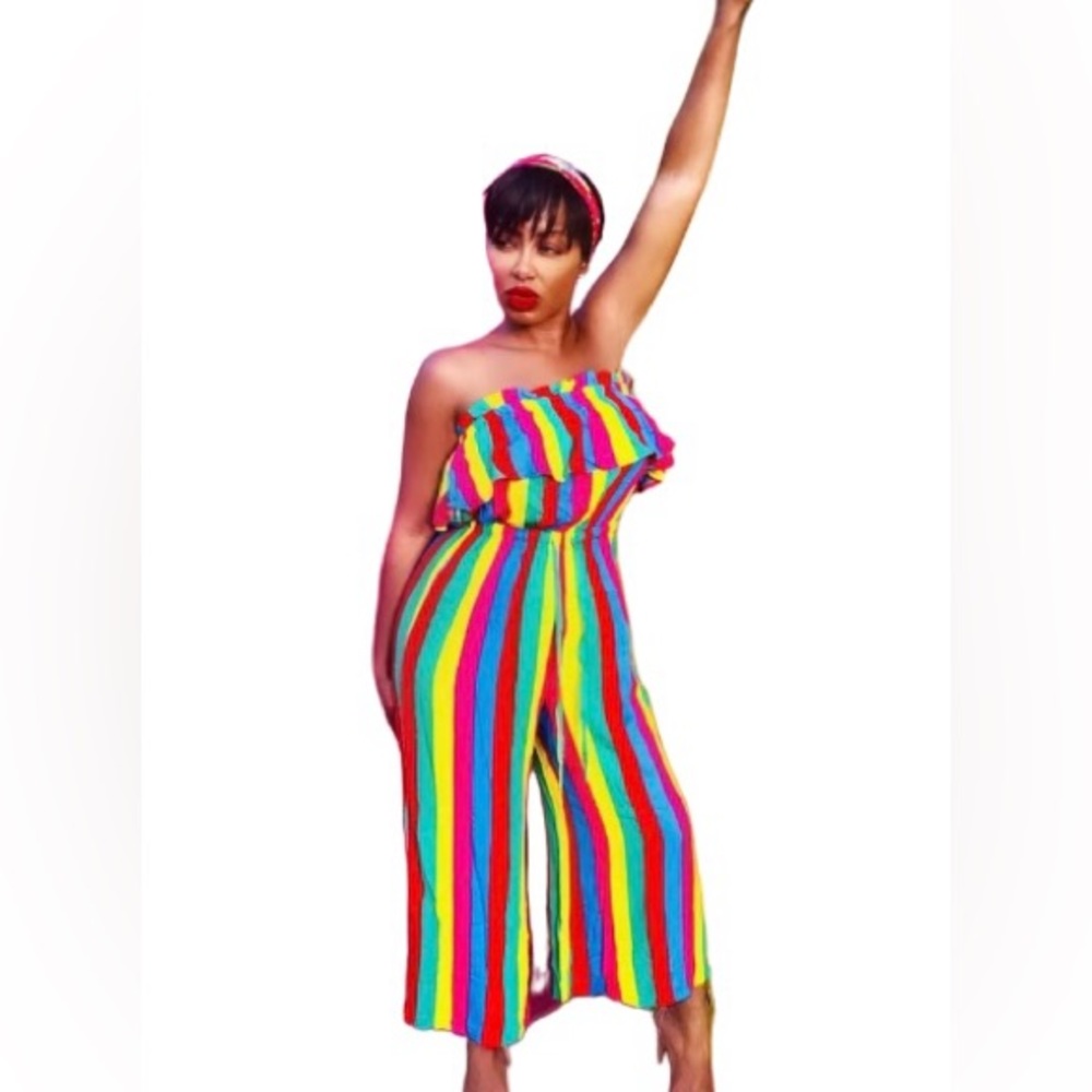 Candy stripped Romper